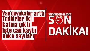Van’da vakalar arttı – Tedbirler iki katına çıktı – İşte can kaybı ve vaka sayıları