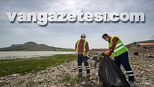 Van sıhke gölünden 30 ton çöp çıkarıldı - Bunları kim attı?