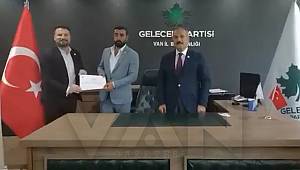 Gelecek Partisi Tuşba ilçe gençlik kolları başkanı seçildi - Van haber