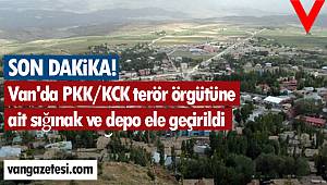 Van'da PKK/KCK terör örgütüne ait sığınak ve depo ele geçirildi - Sığınağın içindekiler şok etti