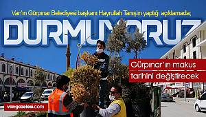 Van haber, Van'ın Gürpınar Belediyesi başkanı Hayrullah Tanış, 'Durmuyoruz'