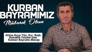 Bahattin Polatar'den  Kurban Bayramı Mesajı