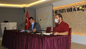 BAHÇESARAY BELEDİYESİ 15 AYLIK ÇALIŞMALARINI AK PARTİ İL YÖNETİMİNE ANLATTI