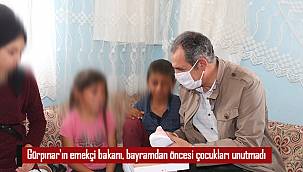 Gürpınar'ın emekçi başkanı, bayramdan öncesi çocukları unutmadı
