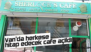 Van'da herkese hitap edecek cafe açıldı – Genç kadın girişimciden Sherlocks's Cafe