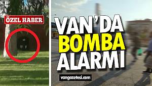 Van haber – Van'da bomba alarmı! Kurtuluş Parkında korku dolu anlar