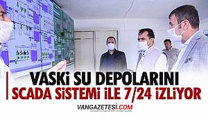 Vaski su depolarını SCADA sistemi ile 7/24 izliyor | Van haber
