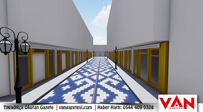 Van'da 3 cadde ve sokak iyileştirmesi ve altyapı çalışması