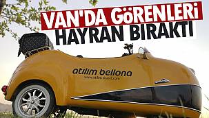 Van'da görenleri hayran bıraktı - Van'da bir ilk