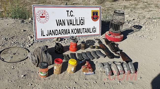 Van haber Son dakika; Van Başkale'de yüklü miktarda mühimmat
