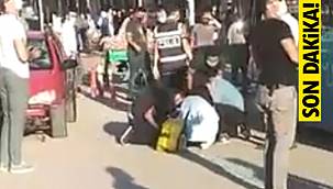 Van Maraş Caddesinde feci trafik kazası! Yaşlı adama çarparak...