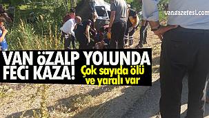 Van Özalp yolunda kaza! Çok sayıda ölü ve yaralı var