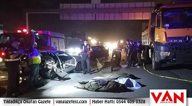 Zincirleme trafik kazası: 3 ölü 4 yaralı