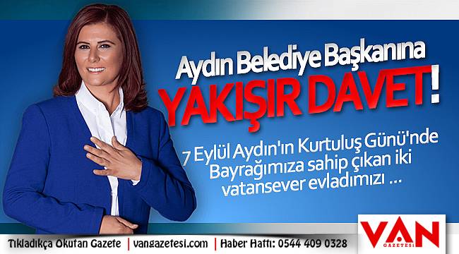 Aydın Belediye Başkanına Yakışır Davet! Bayrak asan çocukları davet etti