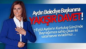 Aydın Belediye Başkanına Yakışır Davet! Bayrak asan çocukları davet etti