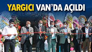 Van'da merakla beklenen YARGICI Mağazası açıldı