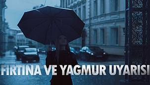 Van'da fırtına ve yağmur uyarısı
