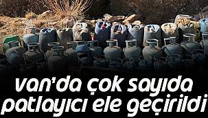 Van'da Çok Sayıda Patlayıcı Ele Geçirildi
