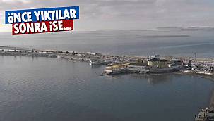 Van Feribot İskelesi; önce yıkıldı, sonra ise..
