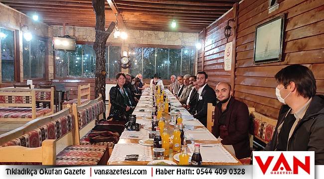 VATSO Başkanı ve Yönetimi Şifa Alabalık tesisinde Sinan Vardal'ı ağırlandı