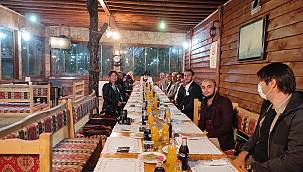 VATSO Başkanı ve Yönetimi Şifa Alabalık tesisinde Sinan Vardal'ı ağırlandı