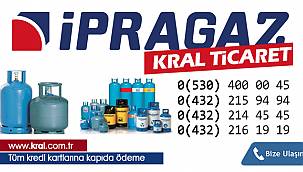 İpragaz bayisi Kral Ticaret Tüp'te indirime girdi – 0530 400 00 45 – Van tüp