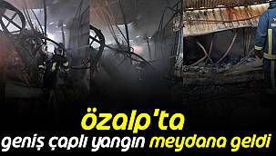Özalp'ta Geniş Çaplı Yangın Meydana Geldi