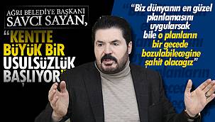 Savcı Sayan, 'Kentte Büyük Bir Usulsüzlük Başlıyor'