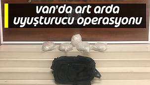 Van'da Art Arda Uyuşturucu Operasyonu