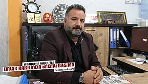 Van'da Emlak uzmanı Sabahattin Şimşek, Emlak hakkında önemli bilgiler aktardı