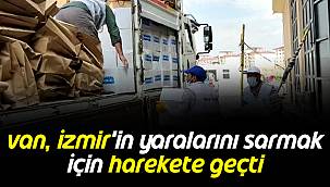 Van, İzmir'in Yaralarını Sarmak İçin Harekete Geçti