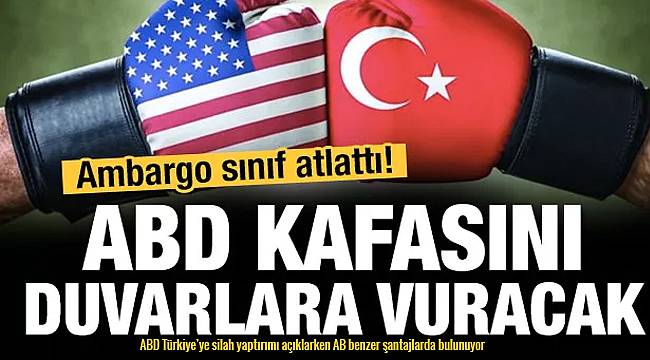 ABD Türkiye'ye silah yaptırımı açıklarken AB benzer şantajlarda bulunuyor