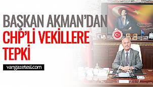 Başkan Akman'dan CHP'li Belediyelere Tepki