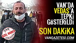 Van'da VEDAŞ'a tepki gösterildi - Videolu