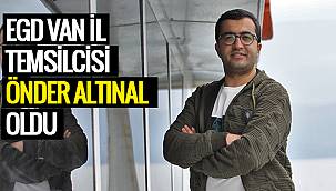 EGD Van il temsilcisi Önder Altınal oldu