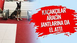 Kaçakçılar Aracın Jantlarına Da El Attı