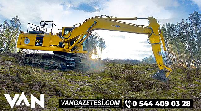 Neka Orman Ürünleri makina parkını 5 adet Komatsu PC210 ile güçlendirdi