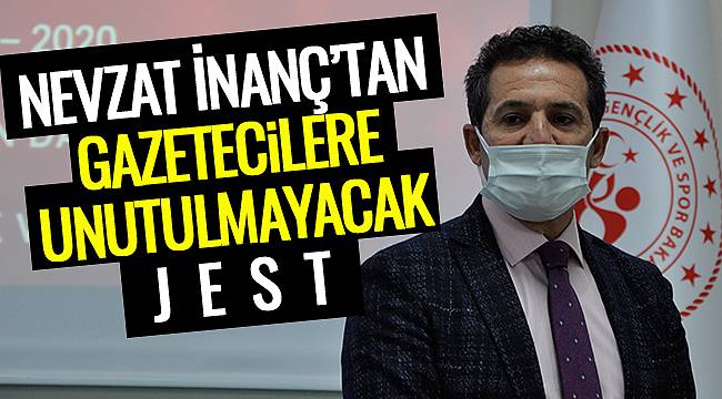 Nevzat İnanç'tan Van'daki Gazetecilere unutulmayacak sürpriz