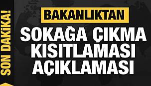 Son dakika: İçişleri Bakanlığı Van'da sokağa çıkma kısıtlaması hakkında konuştu