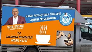 Van Çaldıran’da Mobil Aşevi hizmeti devam ediyor