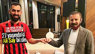 VAN SPOR FK’NE YENİ TRANSFER - 27 yaşındaki Ali Say bizde