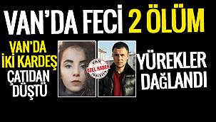 Vanhaber - Van'da iki kardeş çatıdan düştü - Van'da feci 2 ölüm - Yürekler dağlandı