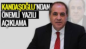 Zahir Kandaşoğlu'ndan Önemli Yazılı Açıklama