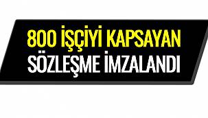 Van'da 800 İşçiyi Kapsayan Sözleşme İmzalandı