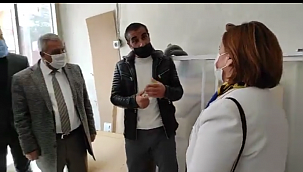 Başkan Odabaşı'nın esnaf ile duygulu anları... Yürekler Kanattı