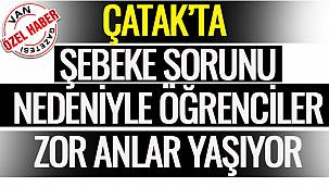 Çatak'ta Şebeke Sorunu Nedeniyle Öğrenciler Zor Anlar Yaşıyor