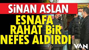 Sinan Aslan Esnafa Rahat Bir Nefes Aldırdı