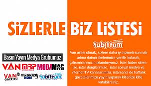 Tubittum Basın Yayın Medya Grubu - Sizlerle biz listesi