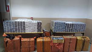 Van'da 12 bin paket kaçak sigara operasyonu