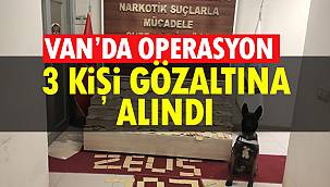 Van'da Operasyon-3 Gözaltı